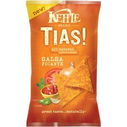 Kettle Foods TIAS! Salsa Picante Corn Chips - 12 x 8 ozs.