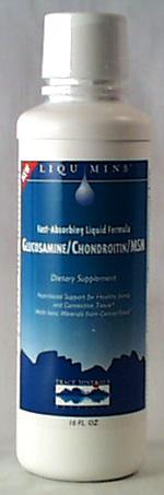 Trace Minerals Glucosamine/Chondroitin/MSM Blueberry Flavor - 16 ozs.