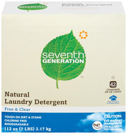 Seventh Generation Laundry Powder Free & Clear 70 loads - 112 ozs.