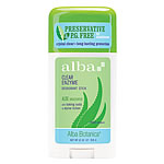 Alba Botanica Clear Enzyme Deodorant Sticks Aloe Unscented 2 oz