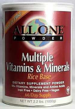 All-One Rice-Base Vitamin/Mineral Powder - 2.2 lbs.
