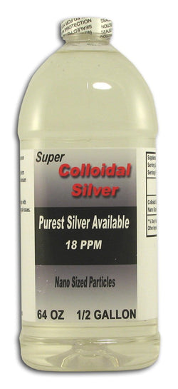 Health Line Super Colloidal Silver 18 ppm Nano - 64 ozs.