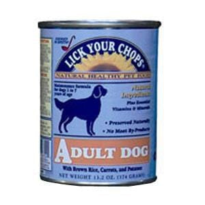 Lick Your Chops Dog Food, Canned, Adult Formula - 13.2 ozs.