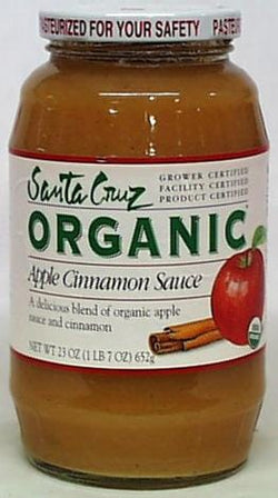 Santa Cruz Apple Cinnamon Sauce Organic - 12 x 23 ozs.