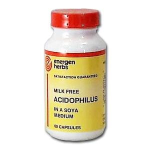 Energen Acidophilus Milk Free - 60 caps