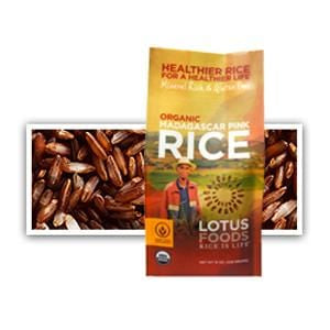 Lotus Foods Madagascar Pink Rice, Organic - 6 x 15 oz