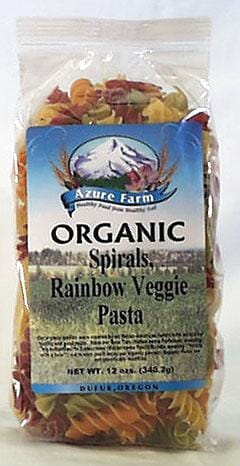 Azure Farm Spirals Rainbow Pasta Organic - 12 ozs.