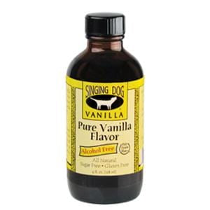 Singing Dog Vanilla Flavor, Pure, Alcohol Free - 4 ozs.