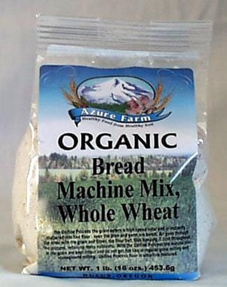 Azure Farm Whole Wheat Bread Machine Mix Organic - 1 lb.