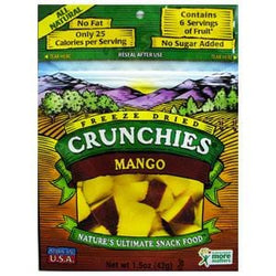 Crunchie's Mango, Freeze Dried - 1.5 ozs.