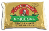 King Oscar Sardines, Mediterranean - 3.75 ozs.