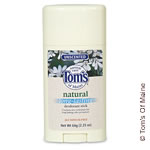 Tom's of Maine Body Care Long Lasting Dedorant Stick Unscented 2.25 oz