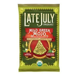Late July Multigrain Snack Chips, Mild Green Mojo, Organic - 5.5 ozs.