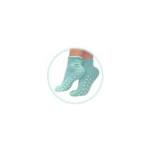 Earth Therapeutics Foot Therapy Ultra Soft Sock with tread Mint Green Soul Socks