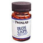TwinLab Minerals Iron 18 mg 100 caps