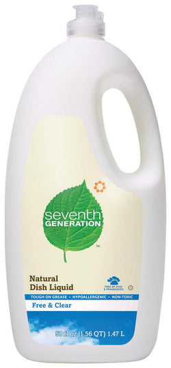 Seventh Generation Dish Liquid Free & Clear - 50 ozs.