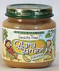 Healthy Times Cabana Banana Organic - 3 x 4 ozs.