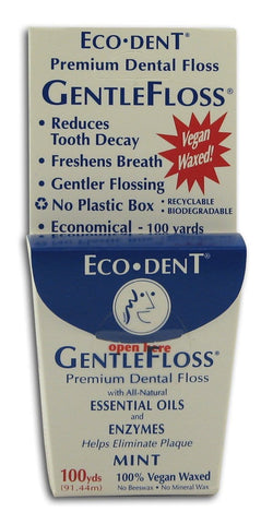 Eco-Dent Gentle Dental Floss Mint - 1 each