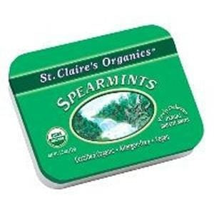 St. Claire's Spearmints, Organic  - 6 x 1 tin
