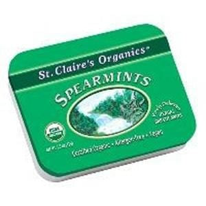St. Claire's Spearmints, Organic - 1 tin