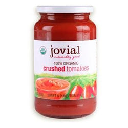 Jovial Foods Tomatoes, Crushed, in Glass, Organic - 6 x 18.3 oz