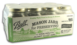 Ball Canning Jars Quart Wide - Case/12