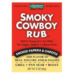 Homemade Dressings Smoky Cowboy Rub - 2 oz