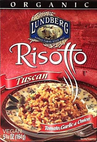 Lundberg Tuscan Risotto Organic Gluten-Free - 12 x 5.75 ozs.