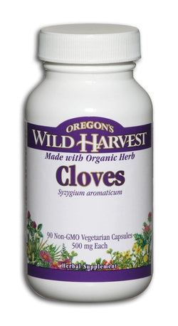 Oregon's Wild Harvest Cloves 500 mg Organic - 90 veg caps