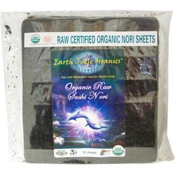 Earth Circle Organics Sushi Nori, Raw, Organic - 50 sheets
