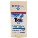 Tom's of Maine Beautiful Earth 24 Hour Odor Protection Deodorant 2.25 oz