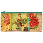 Blue Q Pencil Cases Flower 4 1/4