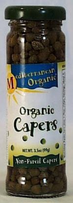 Mediterranean Organics Whole Capers Organic - 24 x 3.5 ozs.