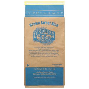 Lundberg Rice, Sweet, Brown, Eco-Farmed - 25 lbs.