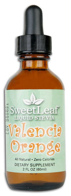 Sweet Leaf Stevia Clear Liquid Valencia Orange - 2 ozs.