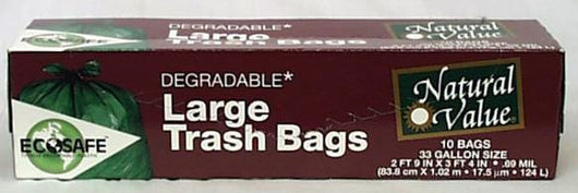 Natural Value Trash Bags Large (33 gallon) - 10 ct.