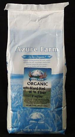 Azure Farm Hard Red W.W. Flour (Unifine) Organic - 10 lbs.