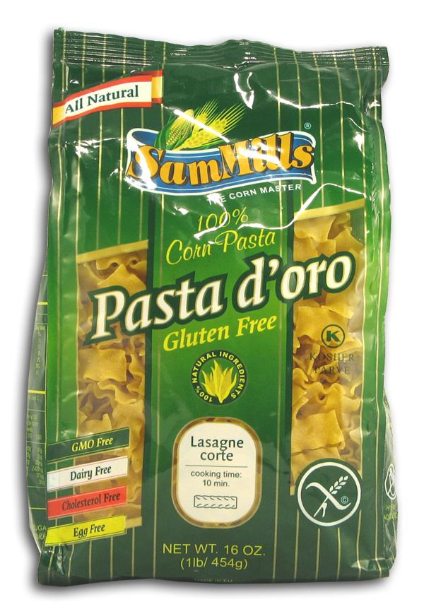 Buy Sam Mills Pasta d' oro Lasagne Corte 6 x 16 ozs. Health Foods