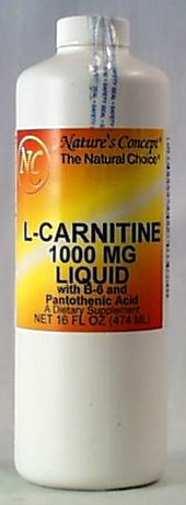 Nature's Concept L-Carnitine Liquid 1,000 mg - 16 ozs.