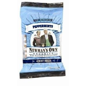 Newman's Own Mints, Peppermint, Organic - 6 x 3 ozs.