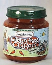 Healthy Times Garden Fresh Carrots Organic - 3 x 4 ozs.