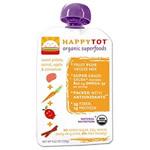 Happy Family Tots Sweet Potato Carrot Apple & Cinnamon Organic Superfoods Kids Stage 4 4.22 oz.