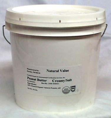 Once Again Nut Butter Inc. Peanut Butter Creamy Salted Natural - 9 lbs.