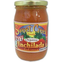 Sweet Creek Foods Enchilada Red Sauce, Hot, Organic - 12 x 16 ozs.