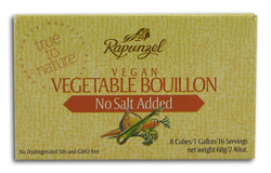 Rapunzel Vegetable Bouillon No Salt - 12 x 2.4 ozs.