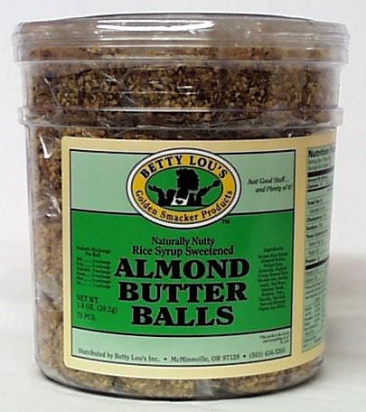 Betty Lou's Almond Butter Balls - Jar of 40