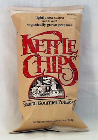 Kettle Foods Potato Chips Lightly Salted Organic - 5 ozs.