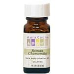 Aura Cacia Chamomile (Roman) Essential Oil 1/8 oz. bottle