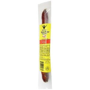 Steve's Rancher Snacks Beef Sticks, Spicy - 20 sticks