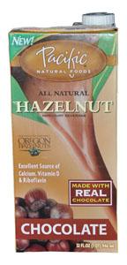 Pacific Foods Hazelnut Milk Chocolate - 12 x 32 ozs.